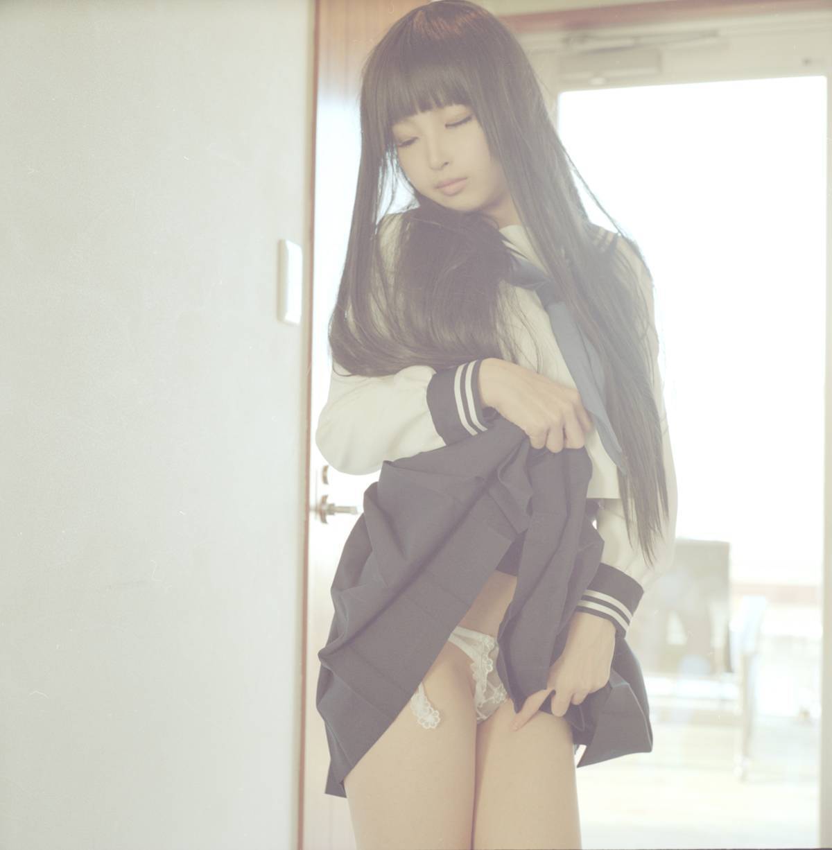 [Cosplay] Awesome body School Girl Cosplay Set